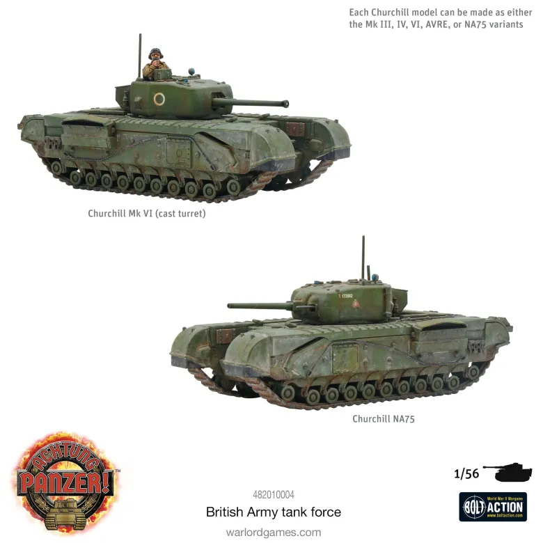 Achtung Panzer! British tank force
