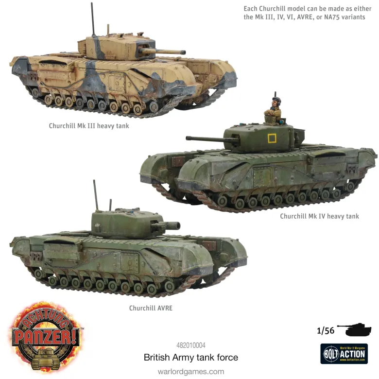 Achtung Panzer! British tank force