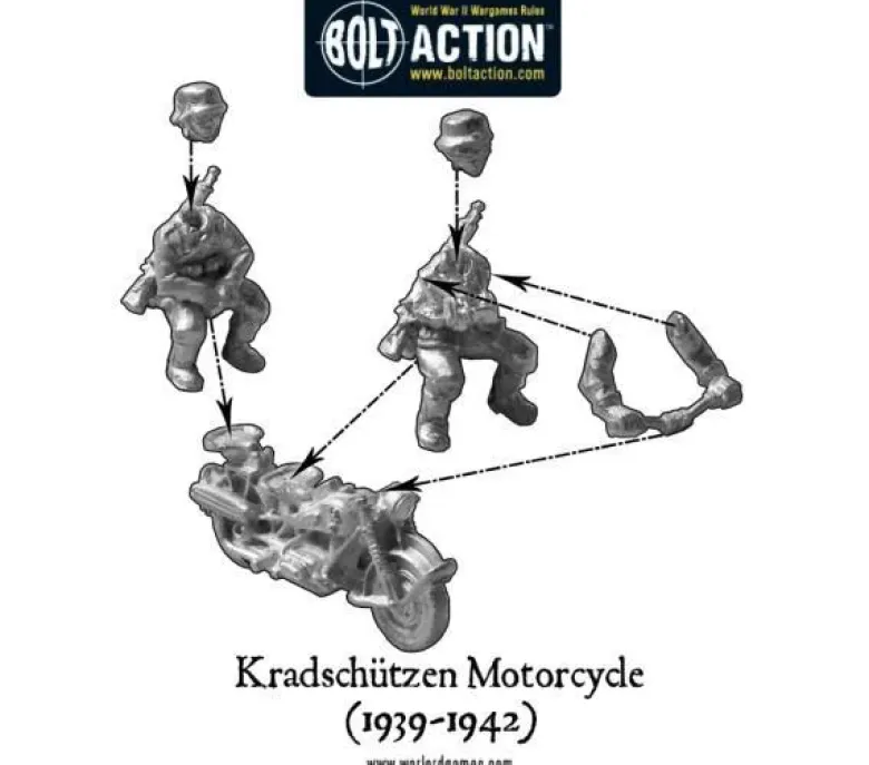 Afrika Korps Kradschutzen Motorcycle