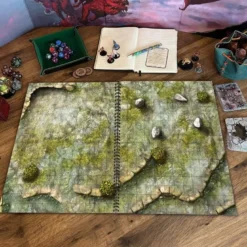 A Giant Book of Battle Mats - Dragon Lairs & Dungeons