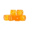 Amber D6 Dice