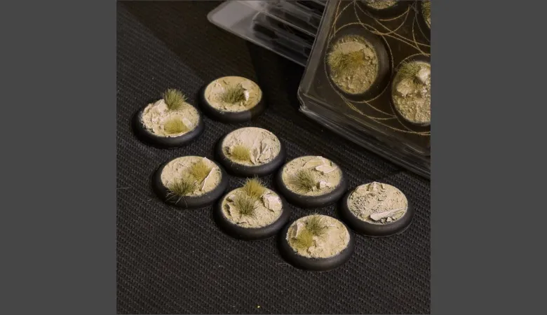 Arid Steppe Bases, Round Lip 30mm (x8)