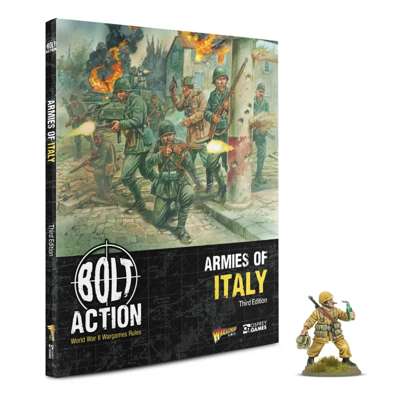 Armies of Italy with 'Desert Lightning' book miniature - Third Edition
