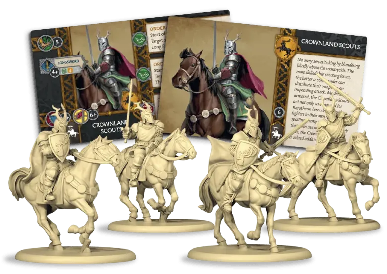 A Song of Ice & Fire: Baratheon Zwiadowcy z Krain Korony (Crownland Scouts) PL