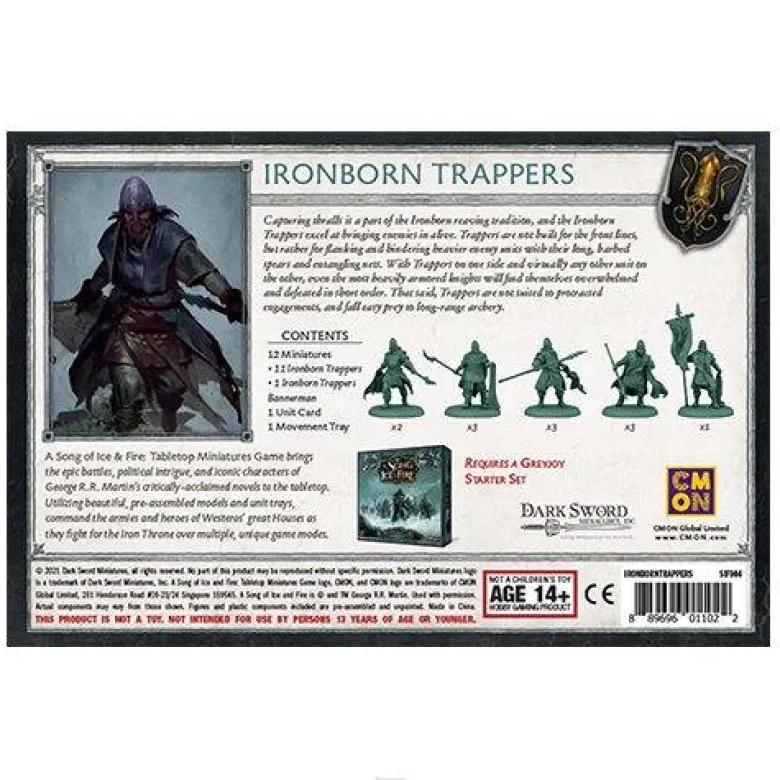 A Song of Ice & Fire: Greyjoy Żelaźni Łowcy (Ironborn Trappers) PL