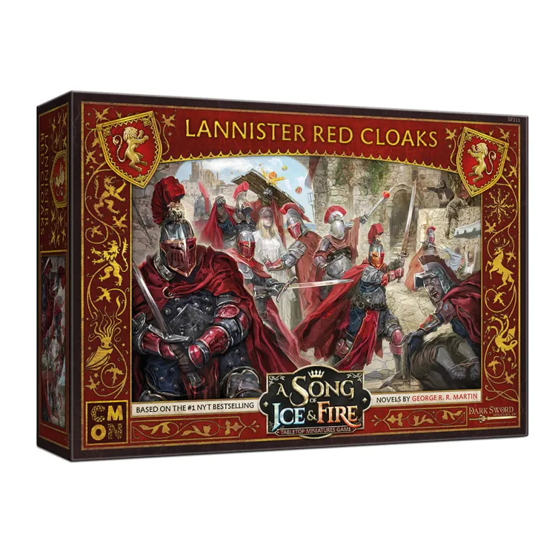 A Song of Ice & Fire: Lannister Czerwone Płaszcze (Red Cloaks) PL