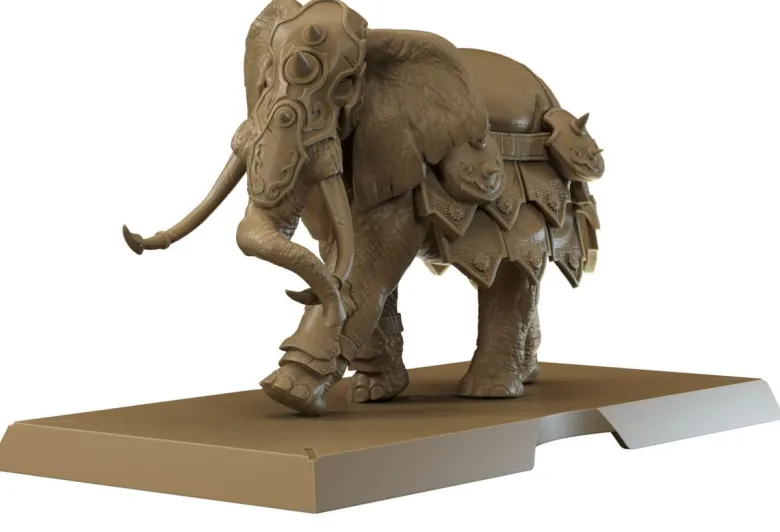 A Song of Ice & Fire: Neutralni Słonie Bojowe Złotej Kompanii (Golden Company War Elephants) PL