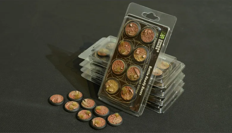 Badlands Bases, Round Lip 30mm (x8)