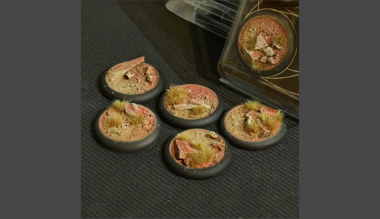 Badlands Bases, Round Lip 40mm (x5)