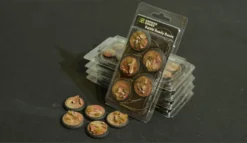 Badlands Bases, Round Lip 40mm (x5)
