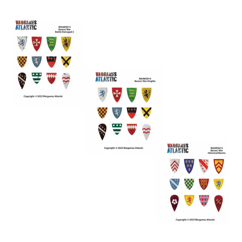 Baron's War: Shield Decals Knights 2