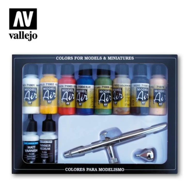 Basic Colors & Airbrush Paint Set 71.167