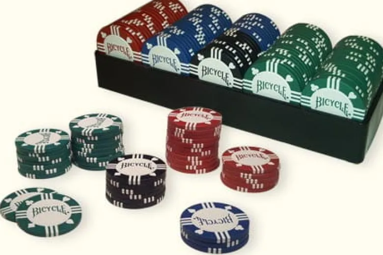 Bicycle: Premium Clay Poker Chips 100szt 8g