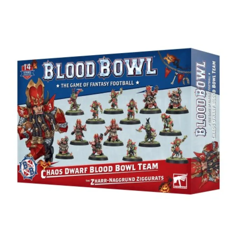 Blood Bowl: Chaos Dwarf Team - The Zharr Naggrund Ziggurats