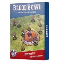 Blood Bowl: Elven Union Pitch – Double-sided Pitch and Dugouts Set