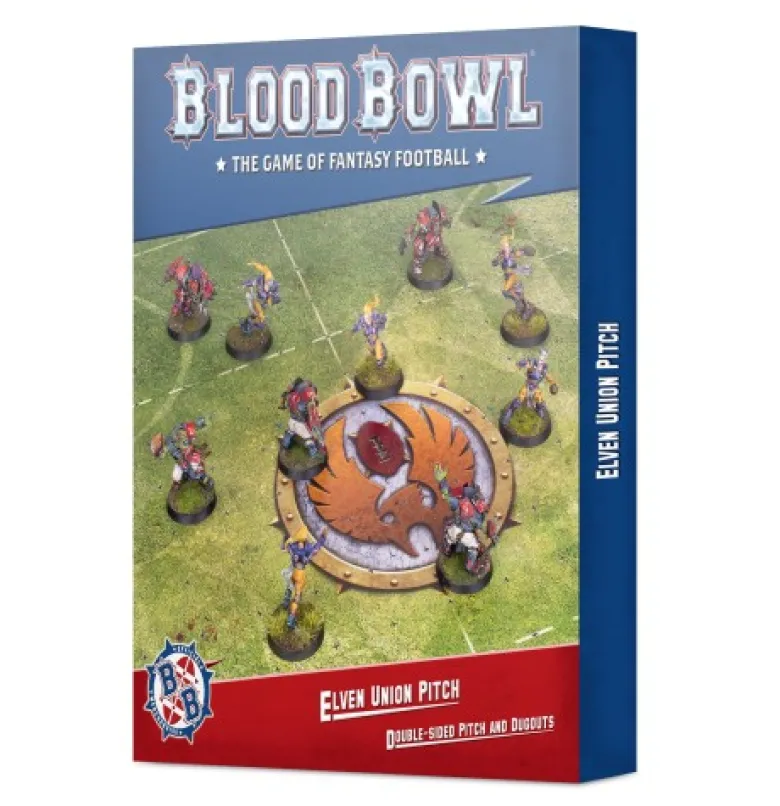 Blood Bowl: Elven Union Pitch – Double-sided Pitch and Dugouts Set