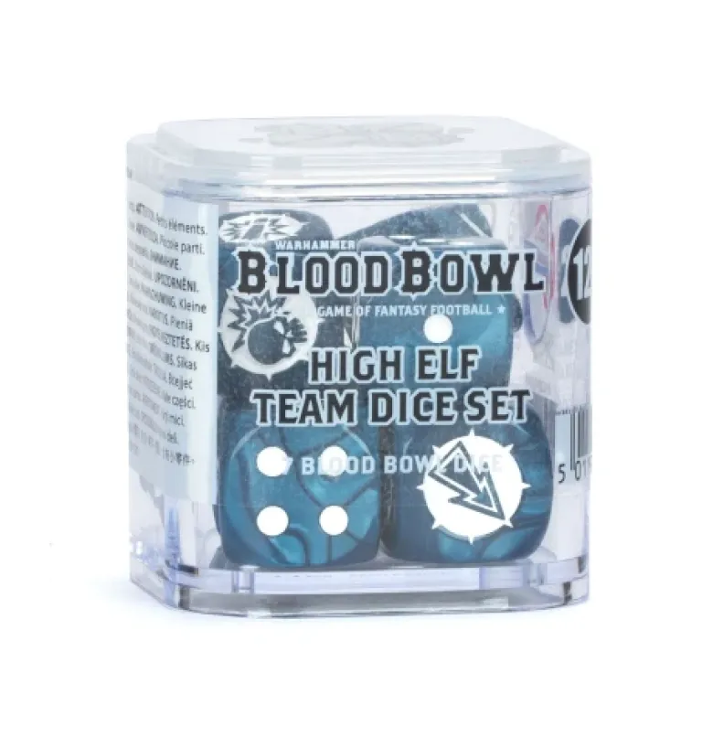 Blood Bowl High Elf Team Dice Set