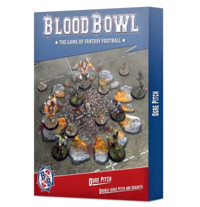 Blood Bowl Ogre Team Pitch Dugouts