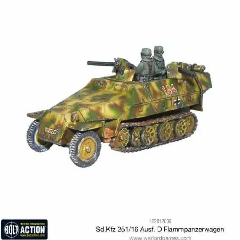 Blot Action: SD.KFZ 251/16 Ausf D Flammpanzerwagen Half Truck