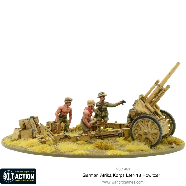 Bolt Action: Afrika Korps LeFH 18 10.5cm Medium Artillery