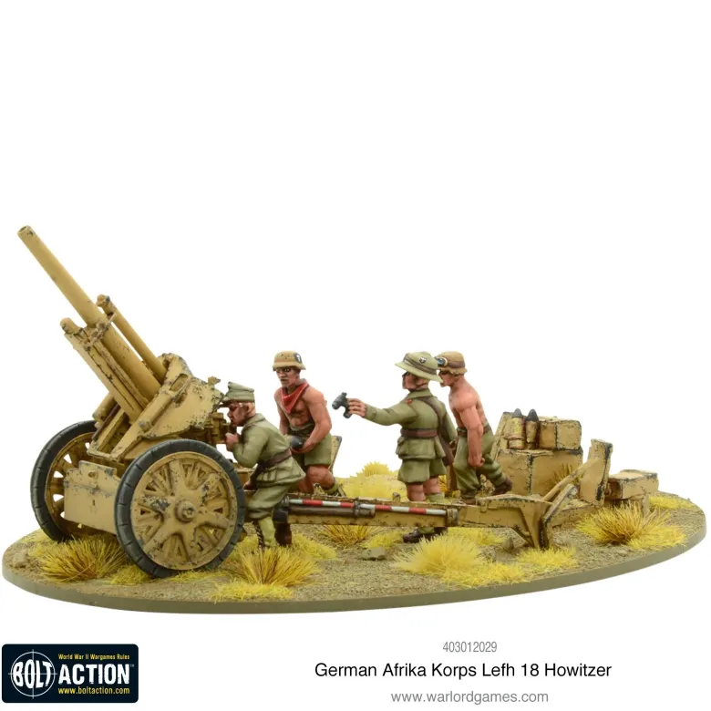 Bolt Action: Afrika Korps LeFH 18 10.5cm Medium Artillery