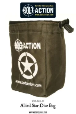 Bolt Action: Allied Star Dice Bag