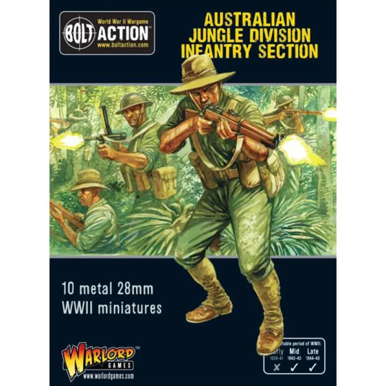 Bolt Action: Australian Jungle Division Infantry Section (Pacific)