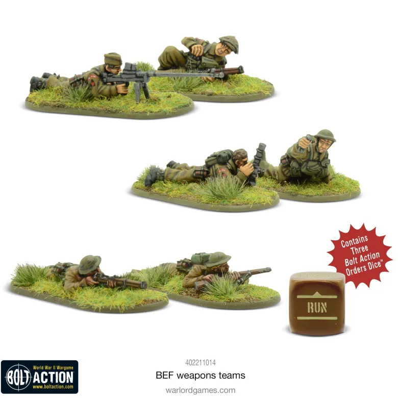 Bolt Action: BEF weapons teams