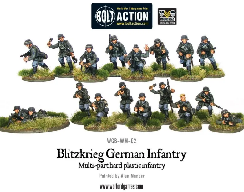 Bolt Action: Blitzkrieg German Infantry plastic boxed set