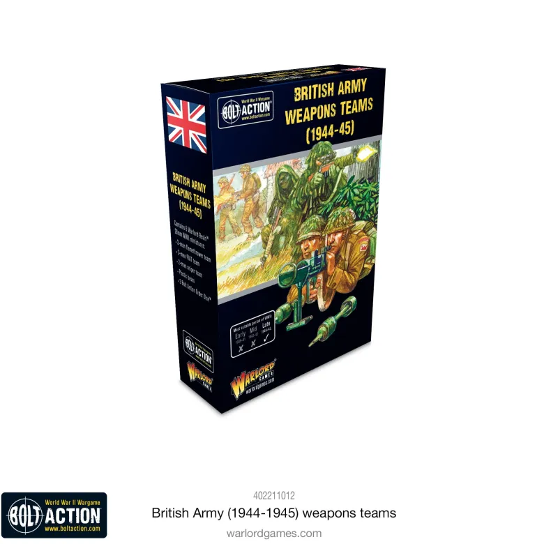 Bolt Action: British Army (1944-45) Weapons Teams