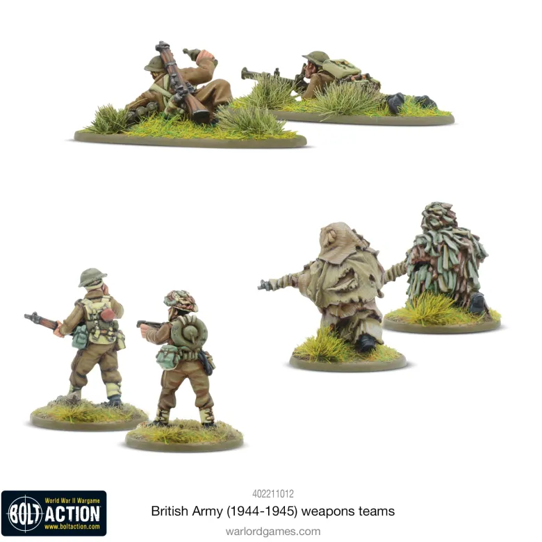 Bolt Action: British Army (1944-45) Weapons Teams