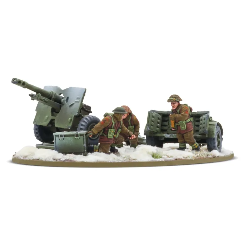 Bolt Action: British & Canadian 25 Pdr. Light Howitzer (Winter)