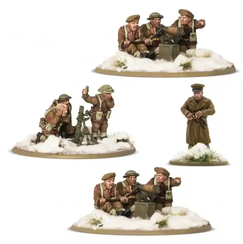 Bolt Action: British & Canadian Infantry (Winter) Heavy Weapons Platoon