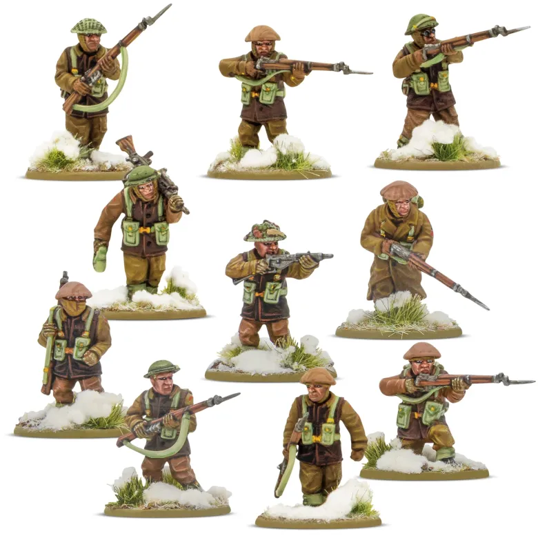 Bolt Action: British & Canadian Infantry (Winter) Platoon