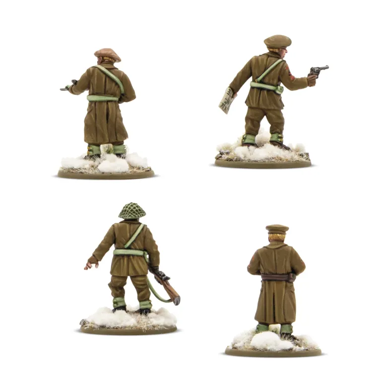 Bolt Action: British & Canadian Infantry (Winter) Platoon Commanders