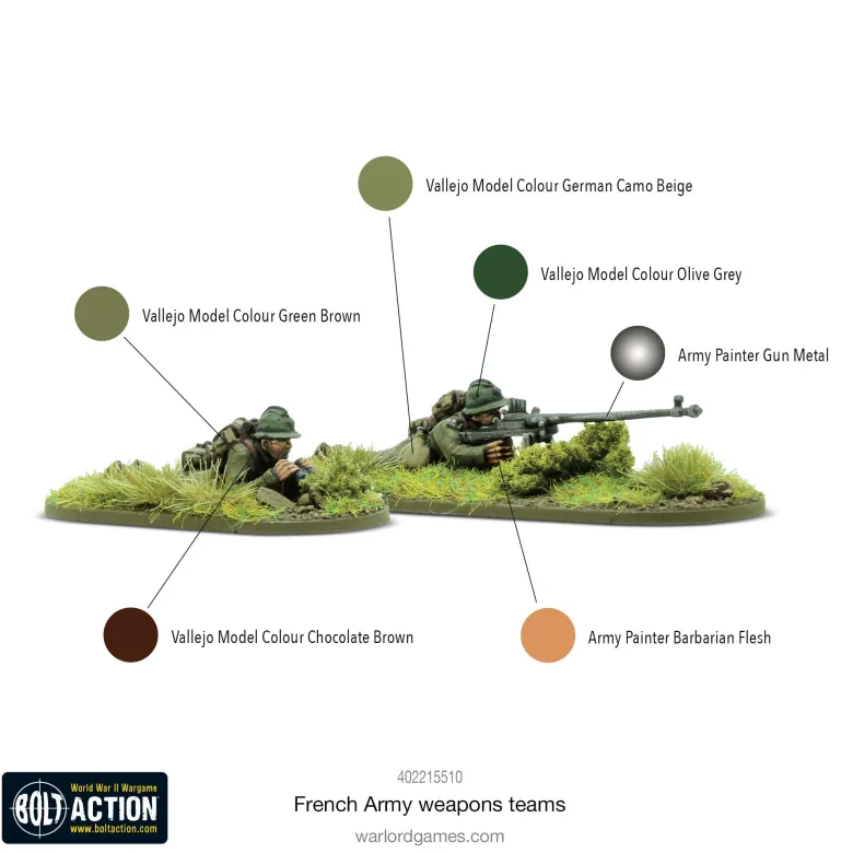 Bolt Action: French Army Weapons Teams