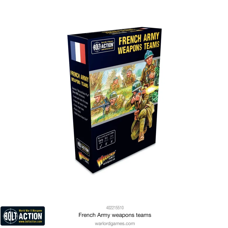 Bolt Action: French Army Weapons Teams