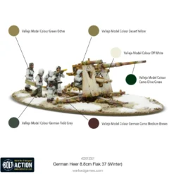 Bolt Action: German Heer 8.8cm Flak 37 (Winter)