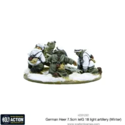 Bolt Action: German Heer 7.5cm leIG 18 Light Artillery (Winter)