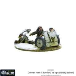 Bolt Action: German Heer 7.5cm leIG 18 Light Artillery (Winter)