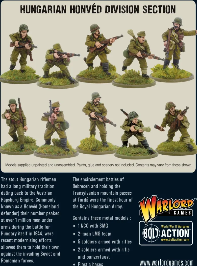 Bolt Action: Hungarian Army Honved Division Section