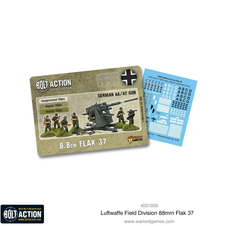 Bolt Action: Luftwaffe Field Division 88 Flak 37