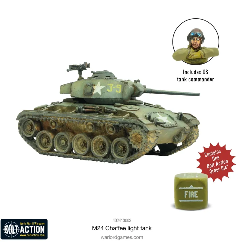 Bolt Action: M24 Chaffee, US Light Tank