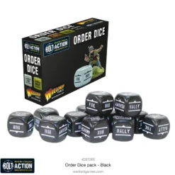 Bolt Action: Orders Dice - Black