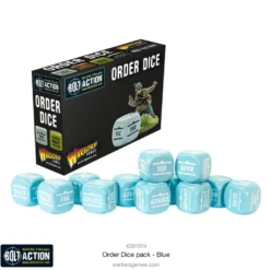 Bolt Action: Orders Dice - Blue