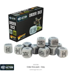 Bolt Action: Orders Dice - Grey