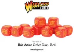Bolt Action: Orders Dice - Red