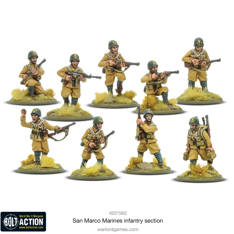 Bolt Action: San Marco Marines Infrantry Section