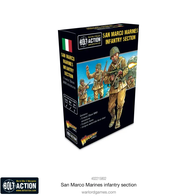 Bolt Action: San Marco Marines Infrantry Section