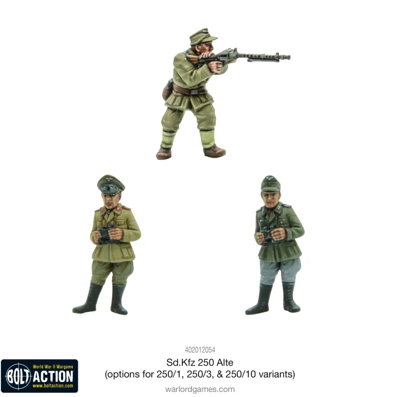 Bolt Action: Sd.Kfz 250 (Alte) Half-Track (options to make 250/1, 250/3 or 250/10 variants)